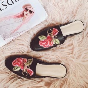 Floral Loafers/Mules